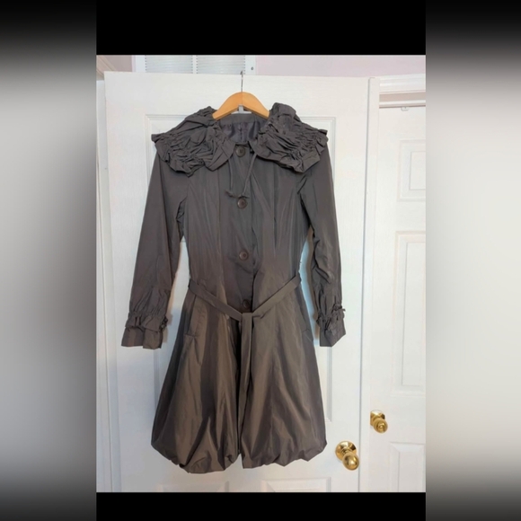 Linea Domani Stylish Trench Coat - Picture 1 of 9